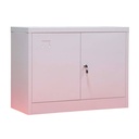 Fiset metalic, 2 usi, 1 polita, 35 kg/polita, 800x350x600mm, gri, B129 B4U