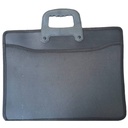 Servieta CN Y001, 2 COMPARTIMENTE, inchidere cu buton, neagra foto 02