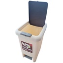 Cos gunoi cu pedala 10L PVC CN foto 02