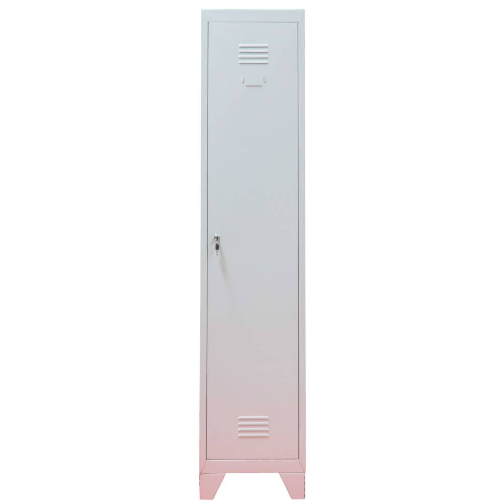 Vestiar metalic, 1 compartiment, 400x450x1800mm, gri, A872 B4U
