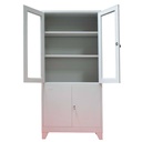 Dulap metalic de medicamente, 4 usi, 3 polite, 35 kg/polita, 900x400x1900mm, gri, C151 B4U