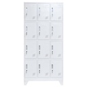 Vestiar cusetat 3x4 cu 12 compartimente - 900x500x1800mm B808 CU PICIOARE FIXE