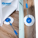 Galeata cu roti 8l cu storcator circular si 2 rezerve mop Tornado Kleaner GST002