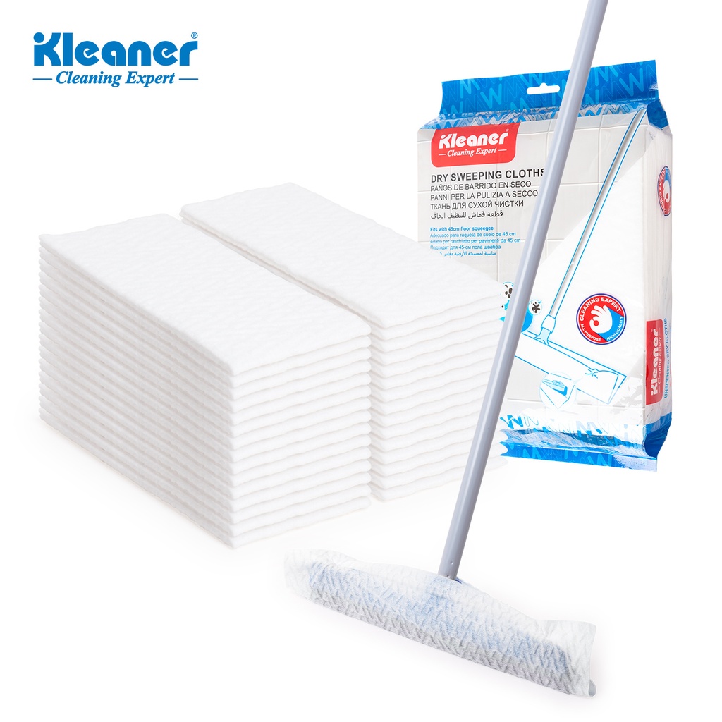 Lavete uscate pentru mop plat 20x48cm 30 buc/set Kleaner GSG019