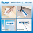 Lavete uscate pentru mop plat 22x30cm 48 buc/cutie Kleaner GSG020