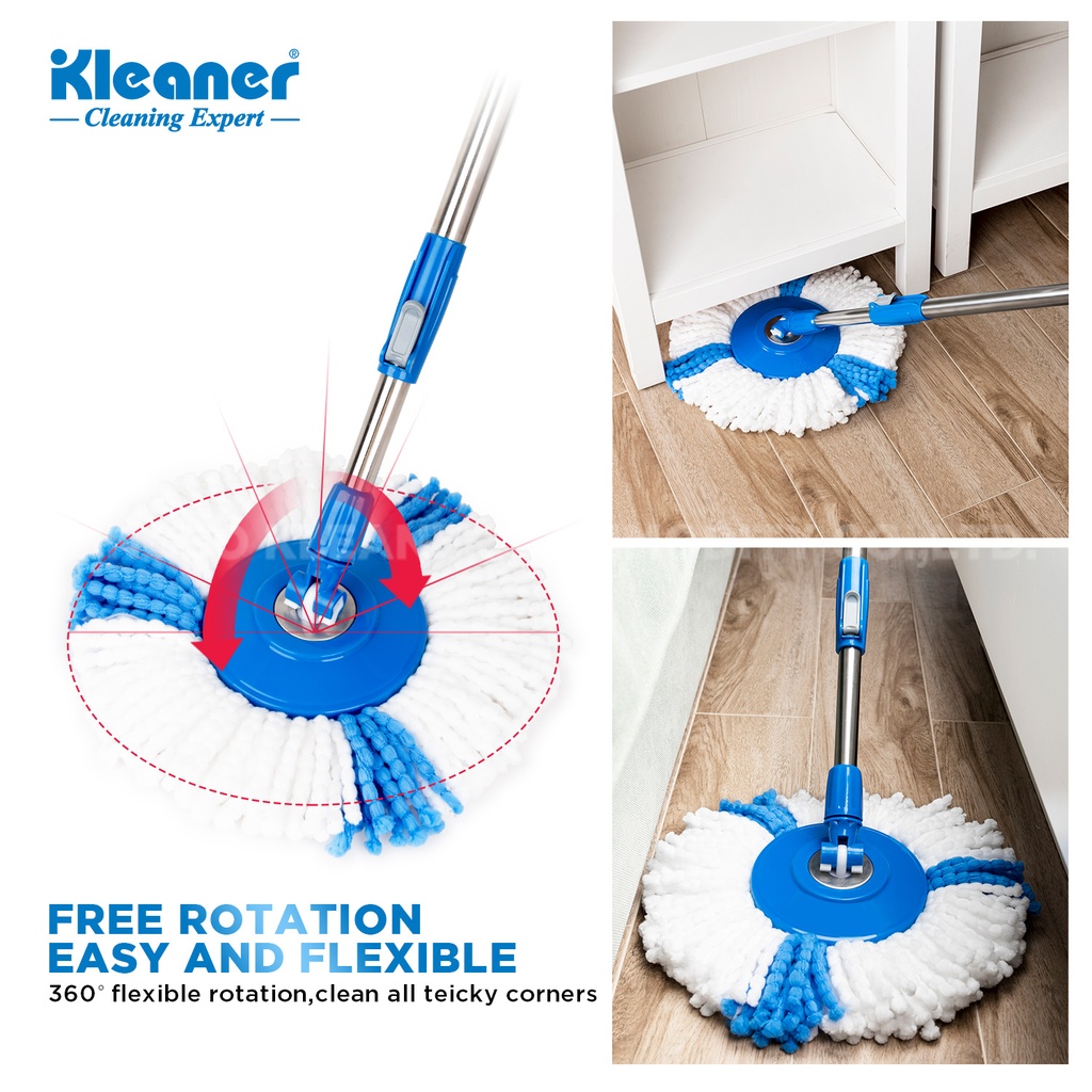 Galeata 8l cu storcator circular si 2 rezerve mop Tornado Kleaner KT2211