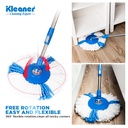 Galeata 8l cu storcator circular si 2 rezerve mop Tornado Kleaner KT2211