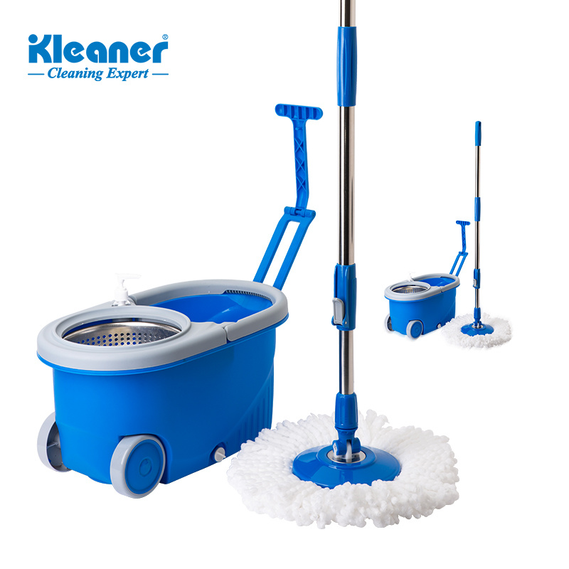 Galeata cu roti 8l cu storcator circular si 2 rezerve mop Tornado Kleaner GST002