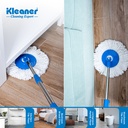 Rezerva pentru mop circular alb 124 gr Kleaner GSR-T002