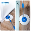 Rezerva pentru mop circular alb 124 gr Kleaner GSR-T002