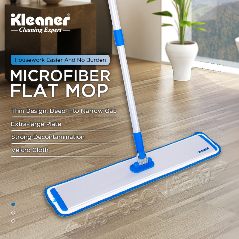 Mop dreptunghiular 49x12cm cu coada telescopica Kleaner GSA019