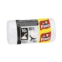 Saci menajeri 10L 50 buc/rola cu urechi FINO