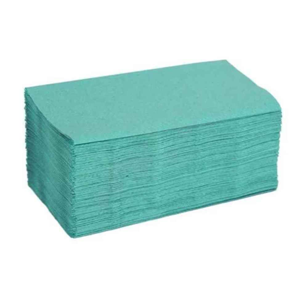 Hartie prosop pliat V, 1 str, reciclata verde, 21x20cm, 230 foi/pach GREEN JUMBO
