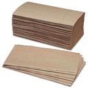 Hartie prosop pliat V, 1 str, reciclata natur, 21x25cm, 200 foi/pach GREEN JUMBO