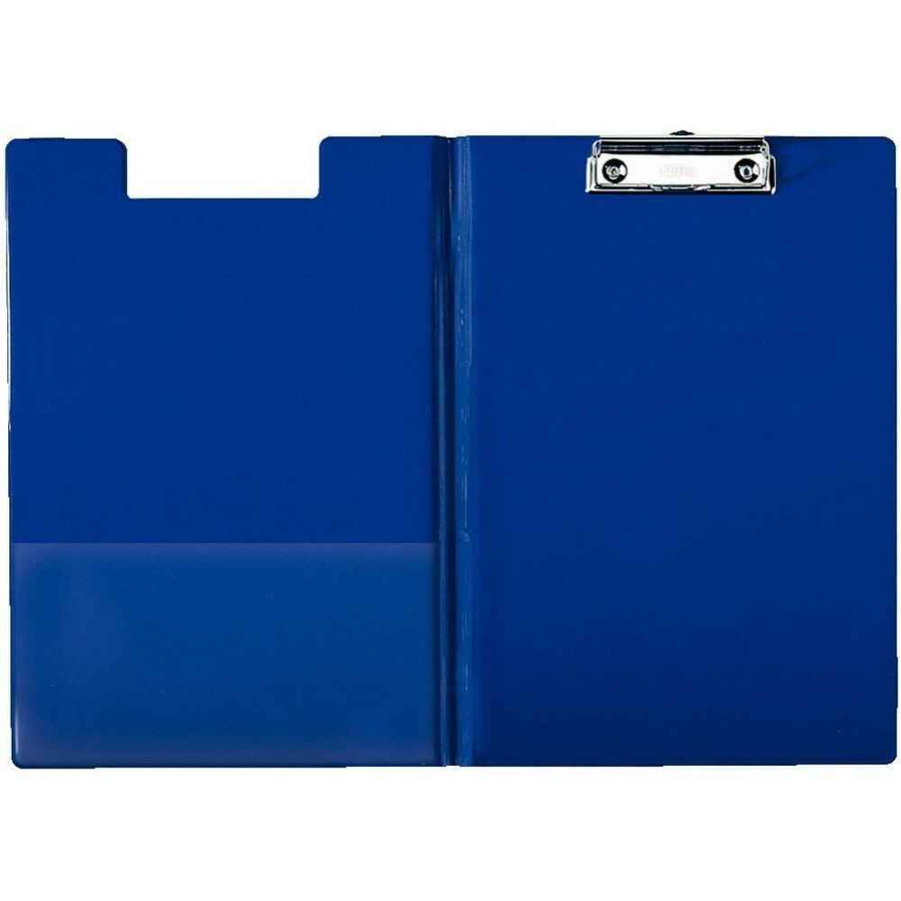Clipboard CN dublu, carton plastifiat, A4,albastru,20buc/cut,80b/bax