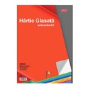 Hartie glasata autocolanta lucioasa 24X34cm 10 file/set DACO