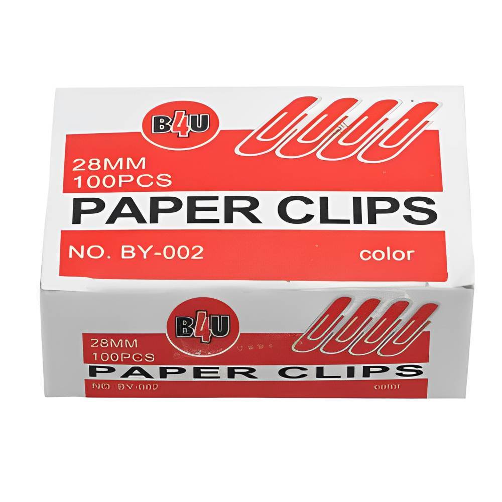 Agrafe de birou 28mm, 100buc/cut, metal B4U