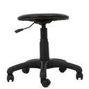 Scaun rotativ profesional pentru laborator fara spatar LABOR NEGRU