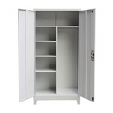 Vestiar fiset spatiu cu polite si spatiu pentru haine cu bara 920x500x1950 cu picioare