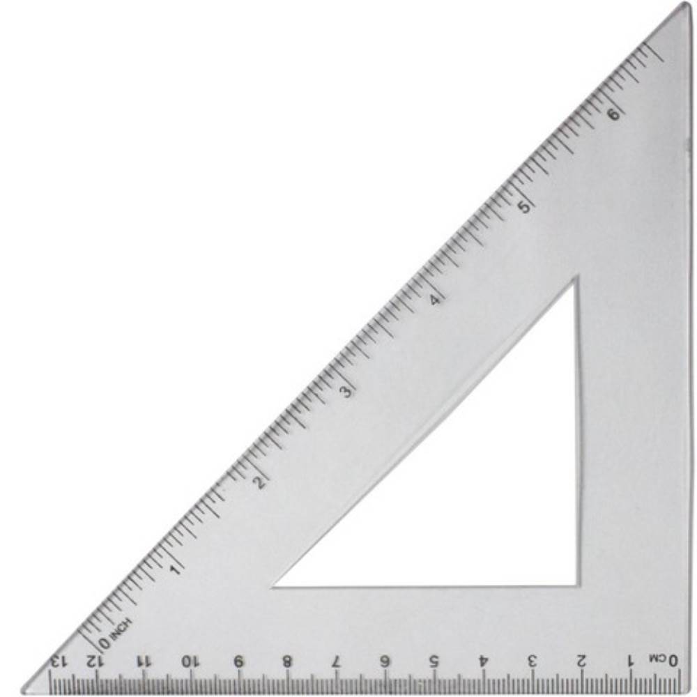 Echer din plastic  transparent CN 19275