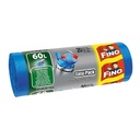 Saci menajeri 60L, 20buc/rola FINO albastru