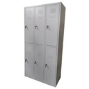 Vestiar cusetat 3x2 cu 6 compartimente - 889x450x1800mm B802 foto 02