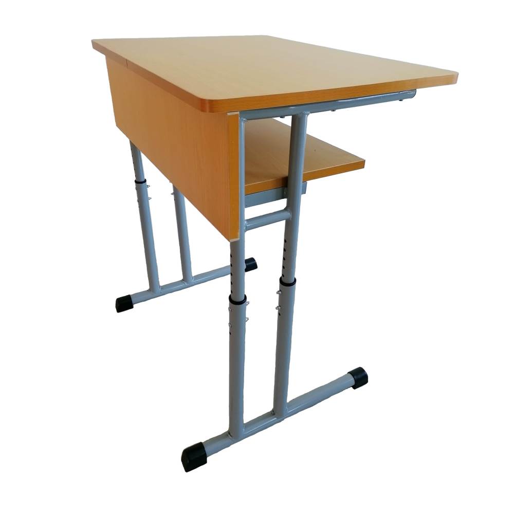 Banca scolara dubla reglabila lemn 1200x500xh810 mm RK B4U M1