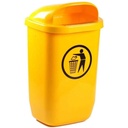 Cos gunoi stradal 50 l galben