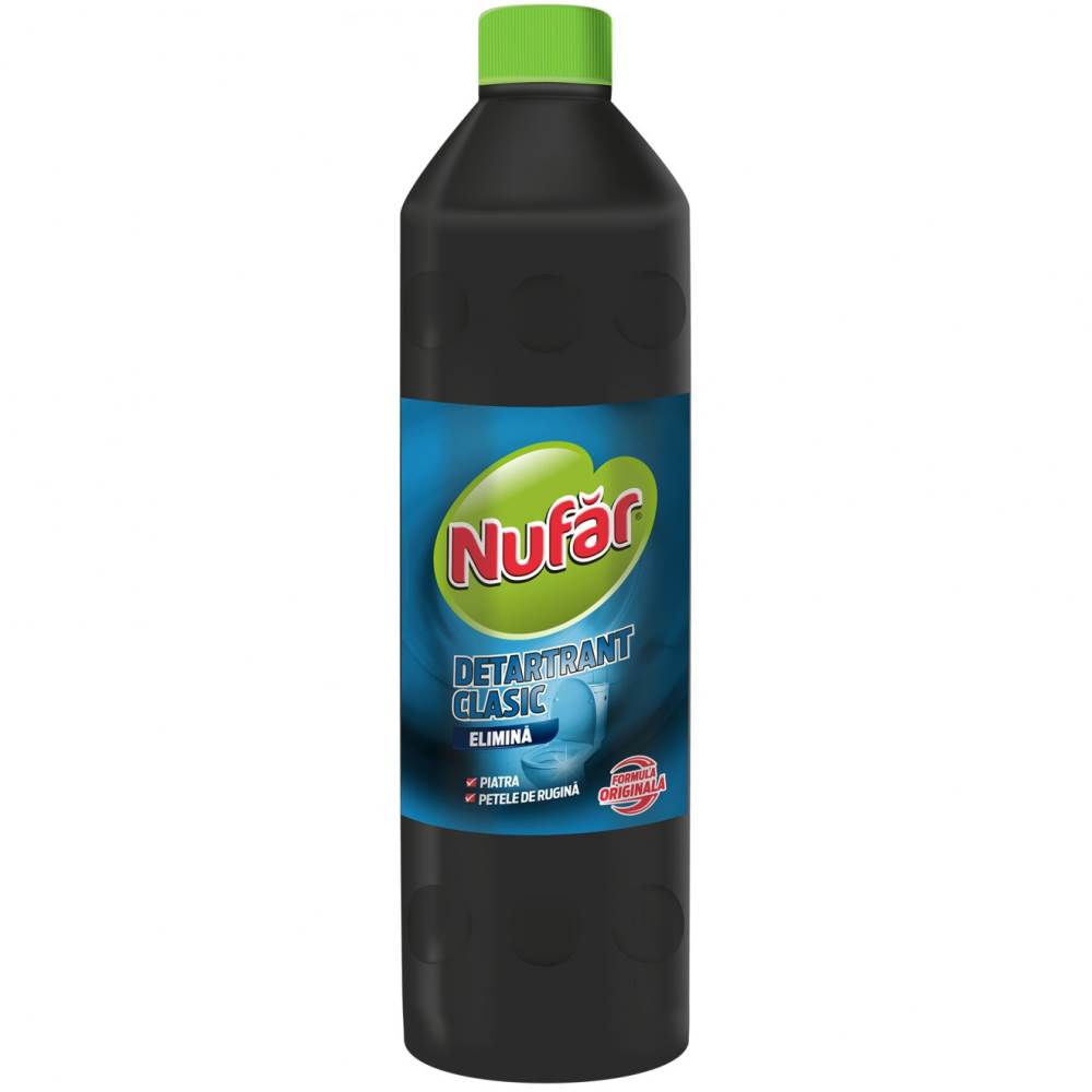 Detergent detartrant pentru grupul sanitar si alte obiecte sanitare, 1 l, NUFAR