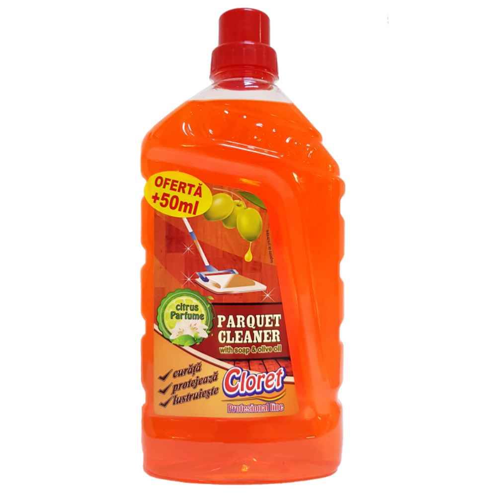 Detergent lichid parchet, citrice, 1 l, CLORET