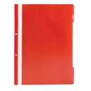 Dosar plastic, cu sina si perforatii, A4, rosu, B4U