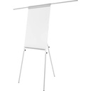 Flipchart B4U, magnetic, rama metal, 70x100cm, brate laterale, prindere hartie cu surub