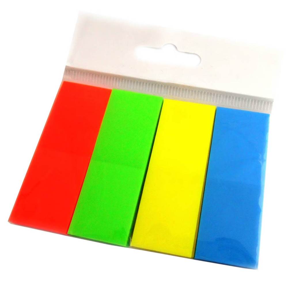 Index adeziv hartie 20x50mm, SG8807, 4 culori, 50file B4U