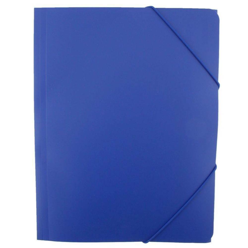 Mapa CN 988 plastic, cu elastic, 33micr, albastru, 12buc/tipla, 480buc/bax