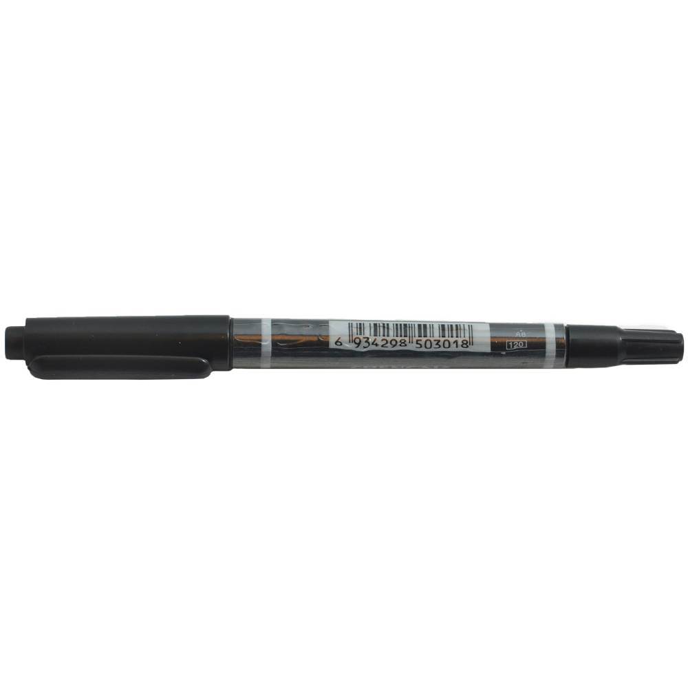 Marker permanent negru 2 capete, pentru CD CN MO-120