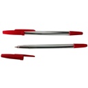 Pix unica folosinta, corp transp, rosu CN Ball Pen 934