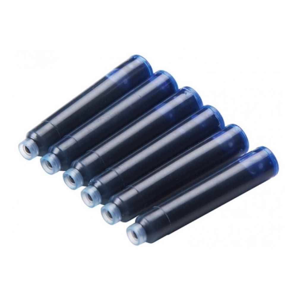 Rezerva cerneala albastra, patroane scurte 6buc/set