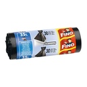 Saci menajeri, 35 l, 30 buc, negru, FINO