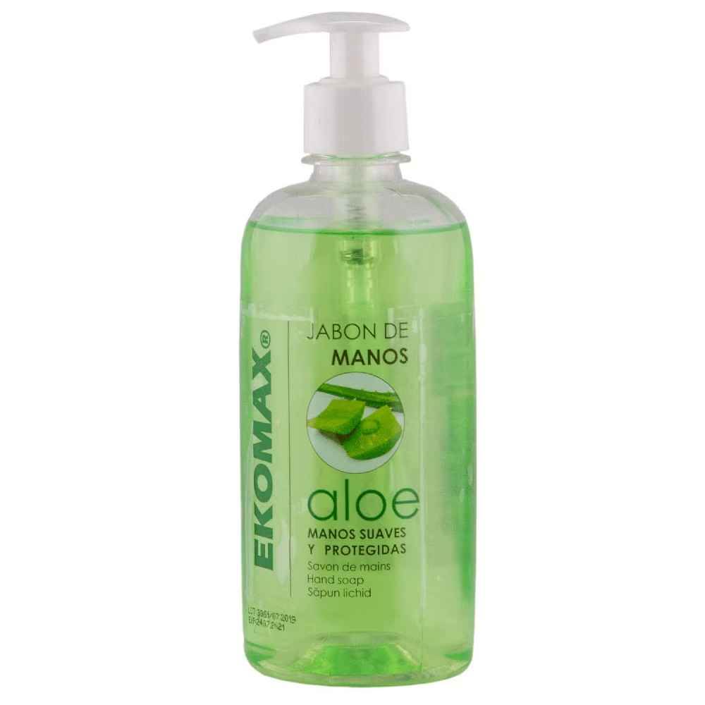 Sapun lichid parfumat cu glicerina cu pompita 500ml EKOMAX Aloe Vera