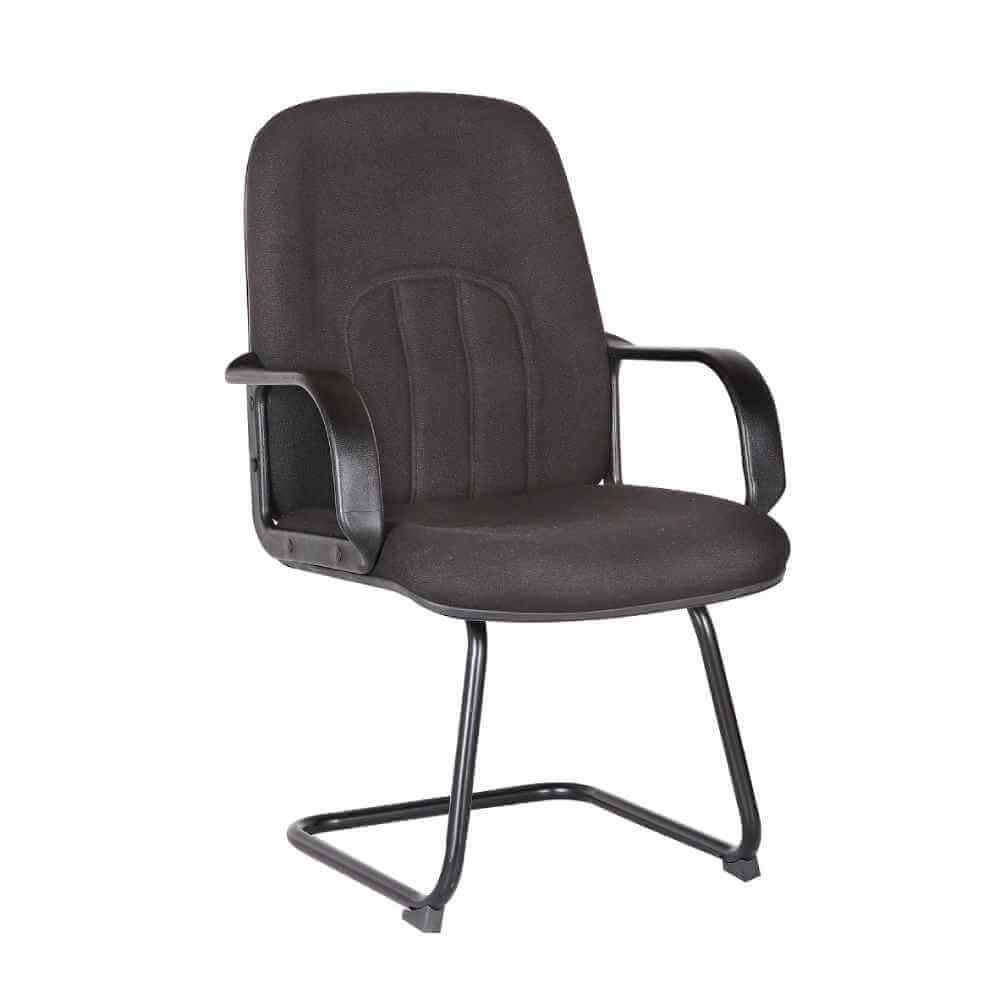 Scaun de conferinta cu material textil negru B4U 714V