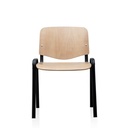 SCAUN VIZITATOR FELICIA RIO DIN LEMN, NEGRU