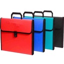 Servieta CN KF412, burduf si 12 sep, cu buton, cu index, diverse culori