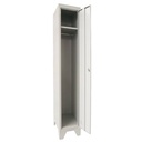 Vestiar metalic, 1 compartiment, bara umerase, 312x450x1800mm, gri, A894 B4U