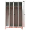 Vestiar cu 4 usi 1175x450x1800mm C856 CU PICIOARE FIXE