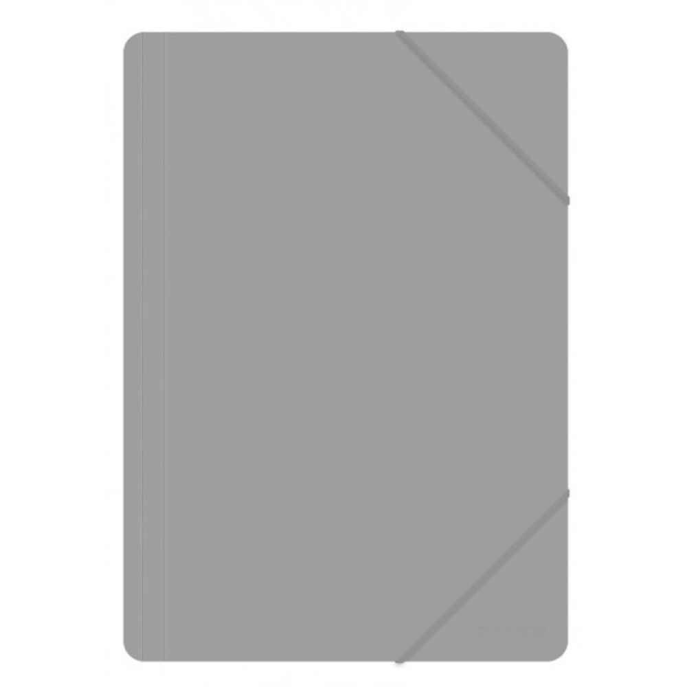 Mapa CN 988 plastic, cu elastic, 33micr, gri, 12buc/tipla, 480buc/bax