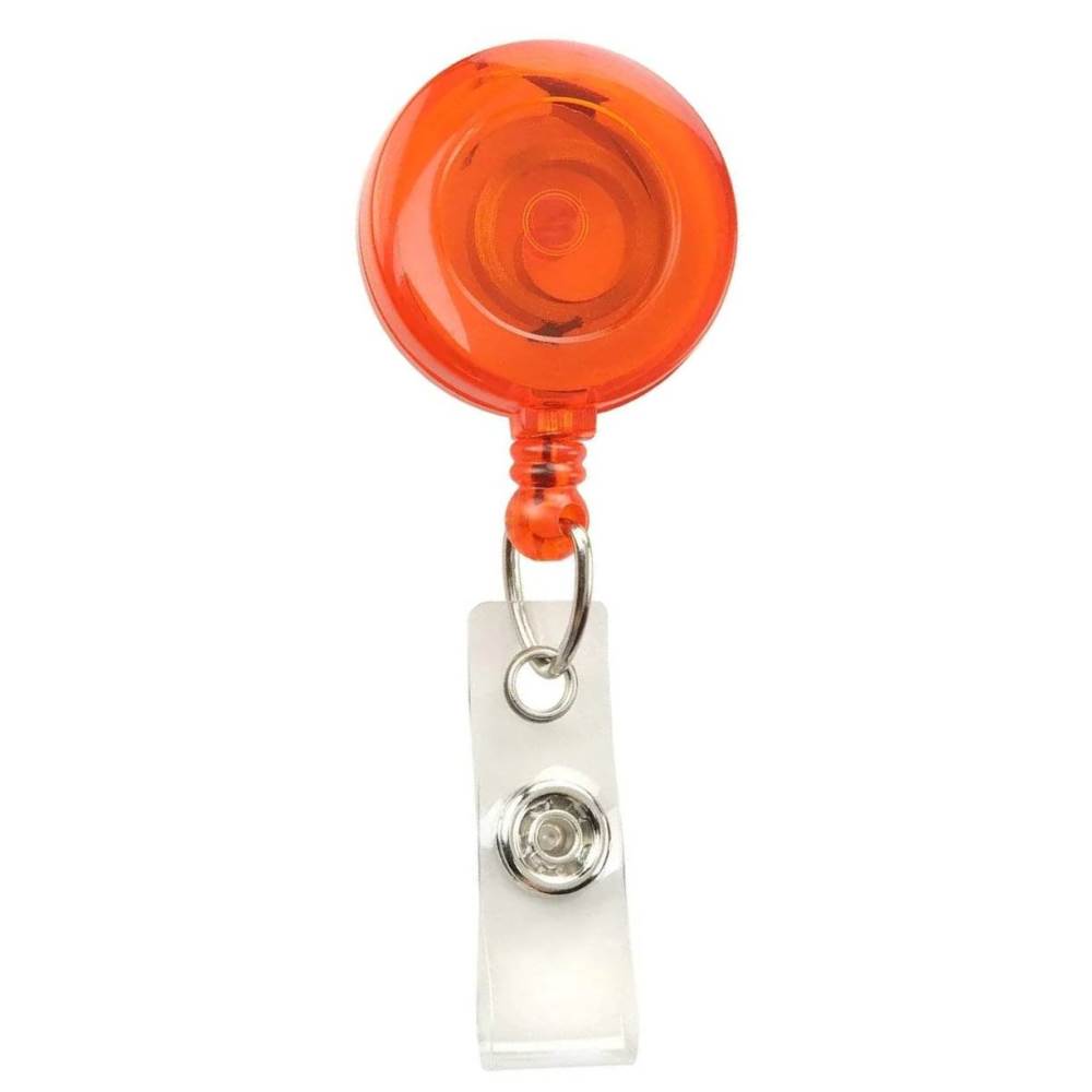 Snur retractabil din plastic orange CN