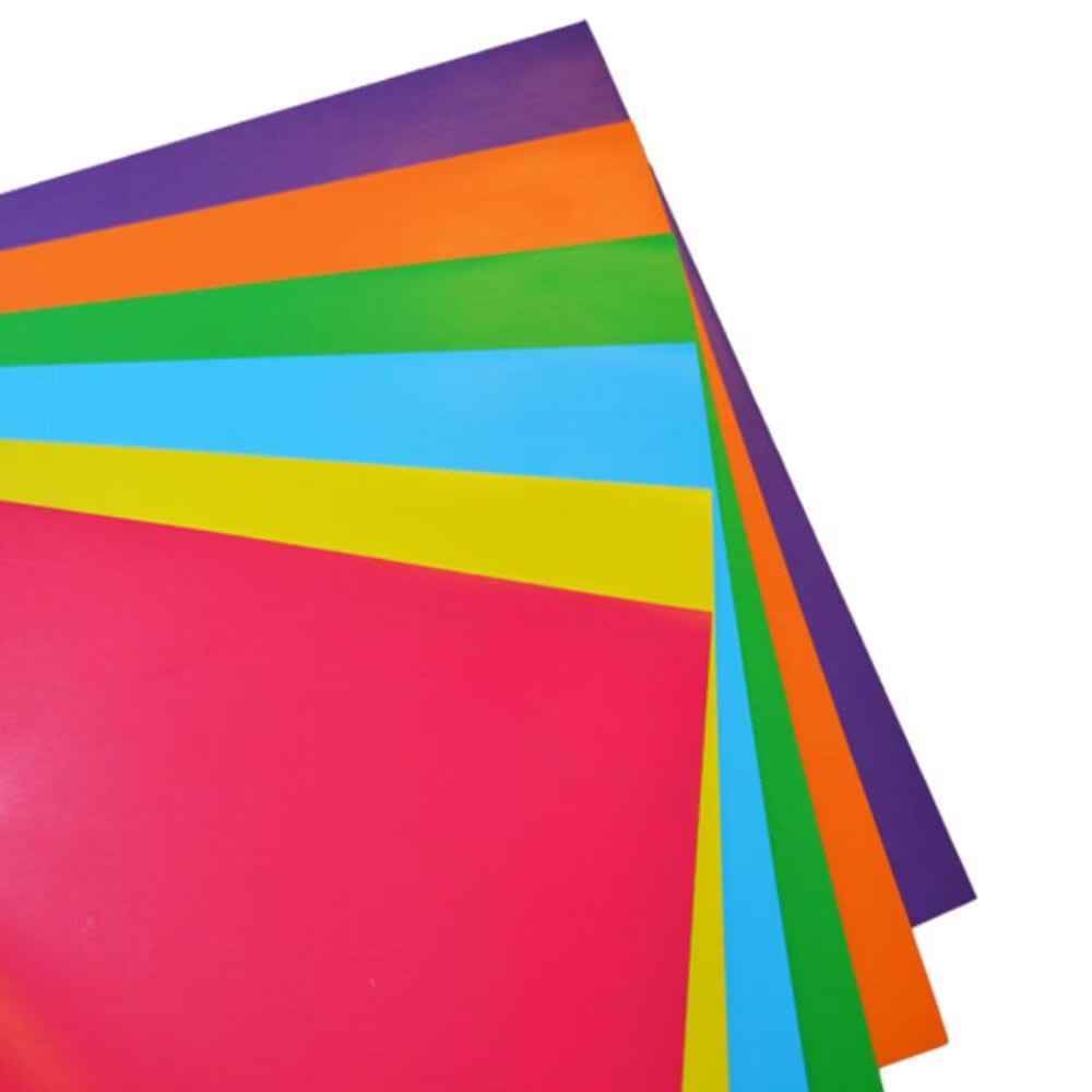 Hartie glasata A5 autocolanta 6coli/set CN