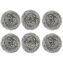 Burete vase spiralat inox 25g 6buc/set CN