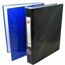 Biblioraft plastifiat A4, 7.5cm, diverse culori, B4U