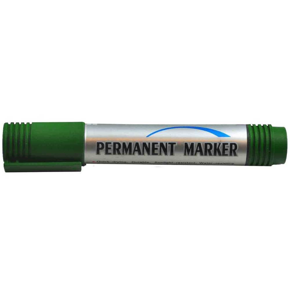 Marker permanent verde, varf rotund RX200